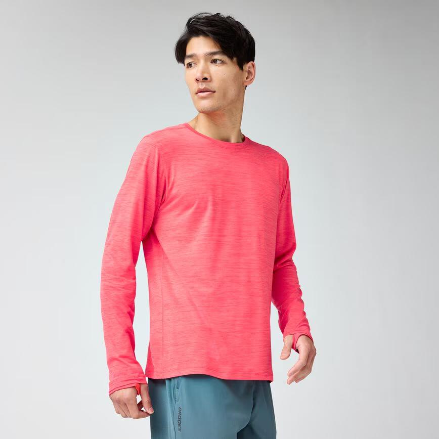 Men's Luxe Long Sleeve Top |Men's Running Shirt