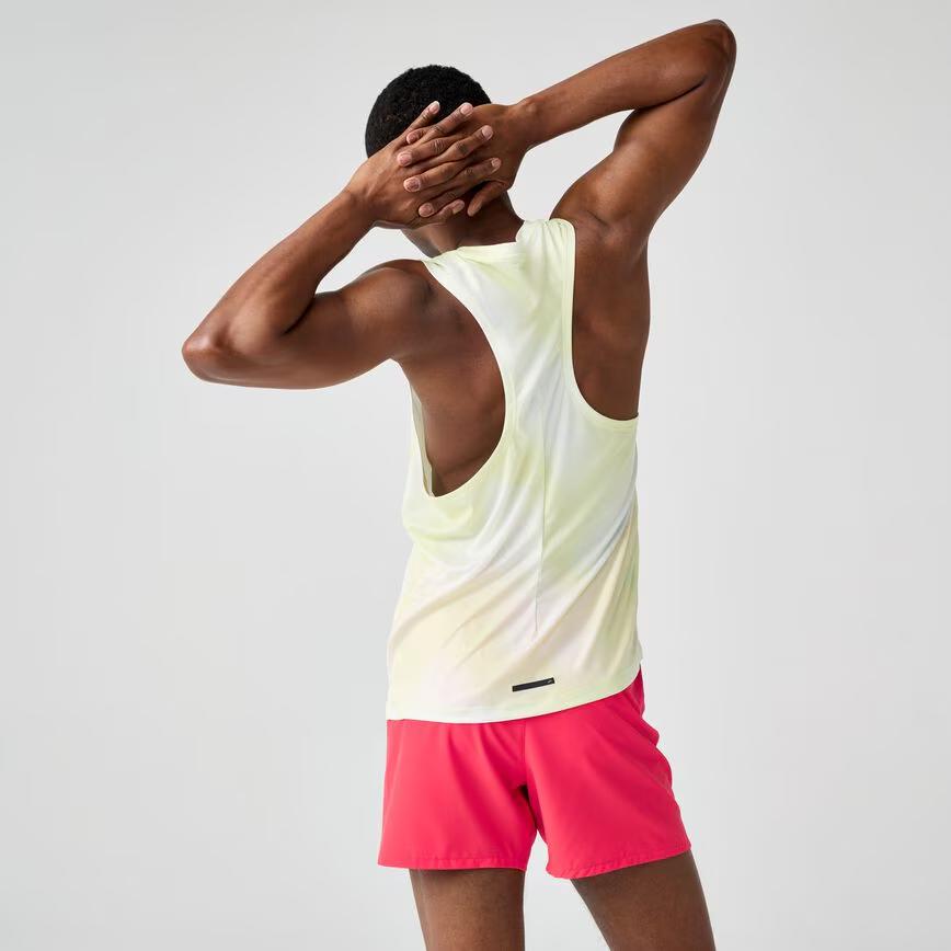 Men's Dash Printed Singlet - Image 2